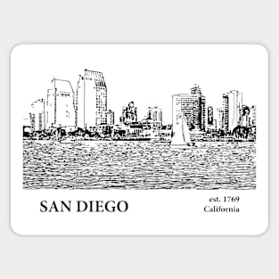 San Diego - California Sticker